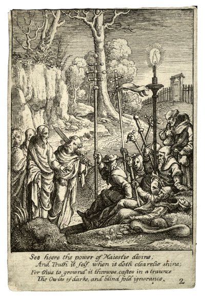 Jésus confrontant ses détracteurs - Wenceslaus Hollar