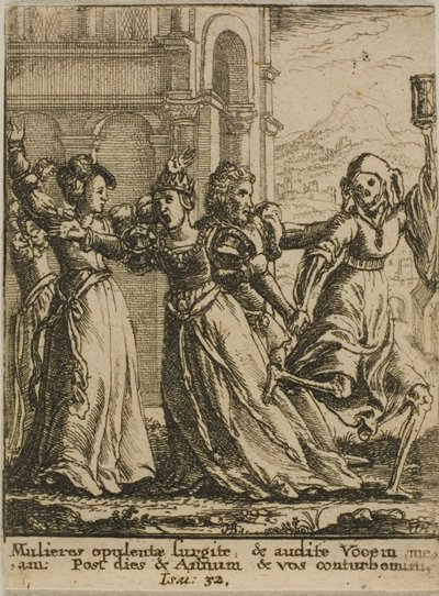 La Reine et la Mort - Wenceslaus Hollar