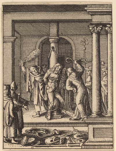 La flagellation - Wenceslaus Hollar