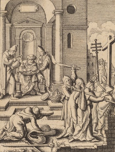 Le Lavage des mains - Wenceslaus Hollar