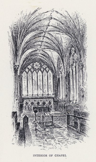 Intérieur de la Chapelle - William Alexander Ansted