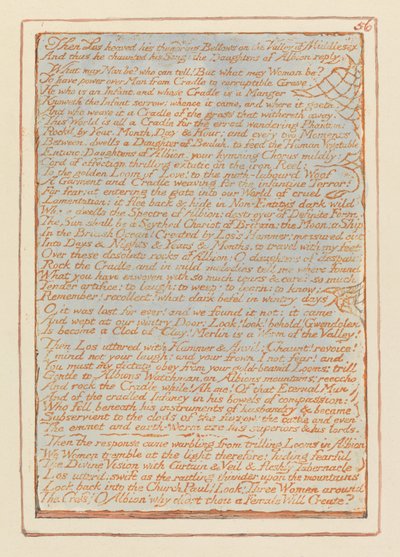 Jérusalem, Planche 56 - William Blake