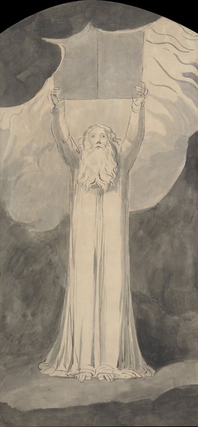 Moïse recevant la loi - William Blake