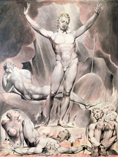 Satan éveillant les anges rebelles, 1808 - William Blake