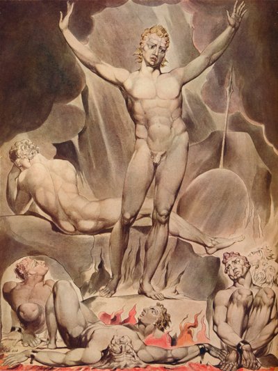 Satan éveillant les anges rebelles, 1808 - William Blake