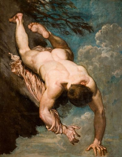 Manlius précipité du rocher, 1818 - William Etty