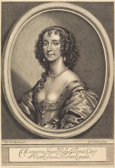 Margaret Smith - William Faithorne after Sir Anthony van Dyck