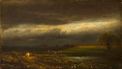 Tempête imminente, lac Cayuga (N.Y.) - William Hart