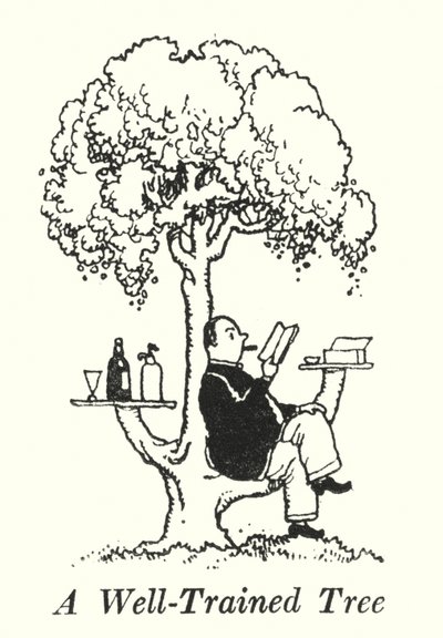 Un Arbre Bien Dressé - William Heath Robinson