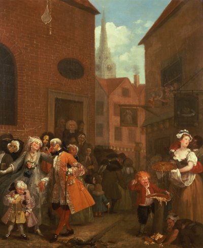 Les Quatre Moments de la Journée : Midi, 1736 - William Hogarth