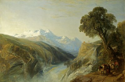 Scène alpine - William James Muller