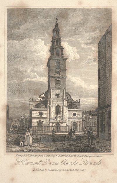 Église Saint-Clément-Danes, Strand - William Kendall Morland