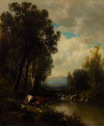 Bétail sur la Rivière - William M. Hart