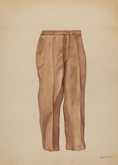 Pantalons, vers 1937 - William O. Fletcher