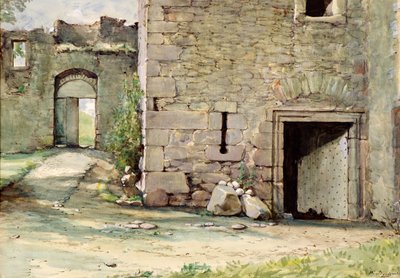 La porte ouest, Château de Mains - William Proudfoot