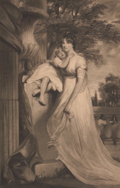 Lady Mildmay et enfant - William Say