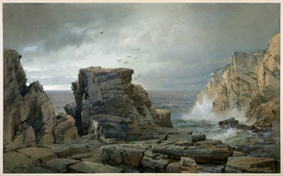 Une côte rocheuse - William Trost Richards