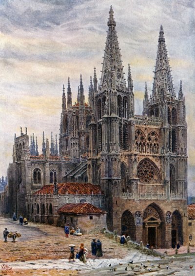 Burgos, la cathédrale - William Wiehe Collins