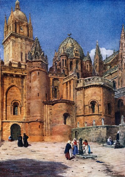 Salamanque, la Vieille Cathédrale - William Wiehe Collins