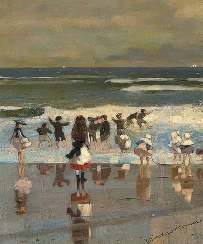 Scène de plage - Winslow Homer