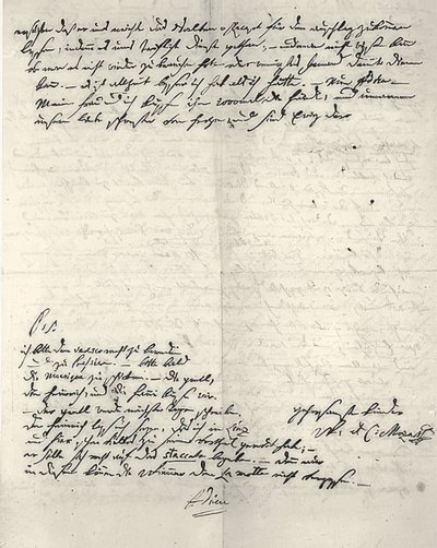 Lettre autographe de Wolfgang Amadeus Mozart - Wolfgang Amadeus Mozart