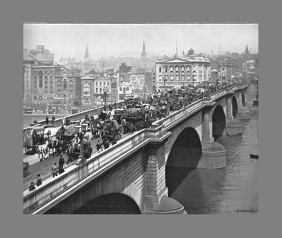 Pont de Londres, Londres, vers 1900 - York and Son