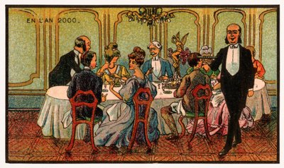 Dîner chimique, vers 1910 - . .