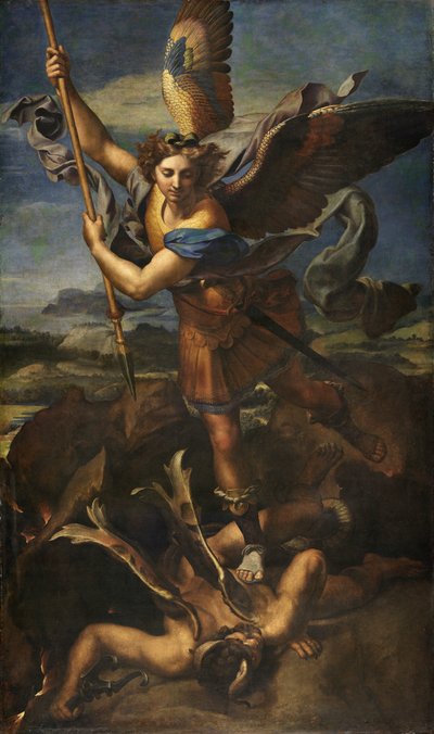 Saint Michel terrassant Satan - Raphael