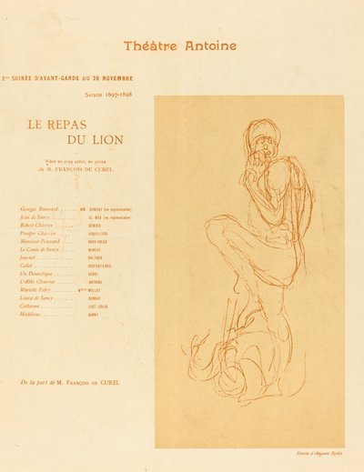 Le Repas du lion - after Auguste Rodin