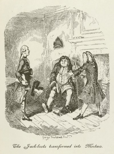 Illustration pour Tristram Shandy - after George Cruikshank