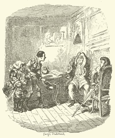 Illustration pour Tristram Shandy - after George Cruikshank