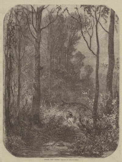 Sous les arbres - Gustave after Dore