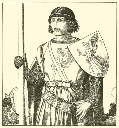 Sir Lamorack de Gales - after Howard Pyle