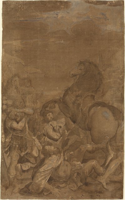 La Conversion de Saint Paul - after Lodovico Carracci