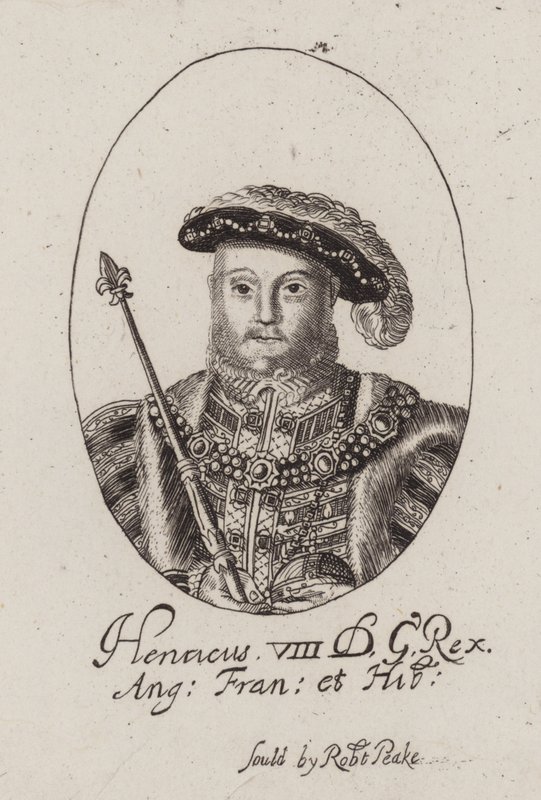 Roi Henri VIII (gravure) - (after) English School