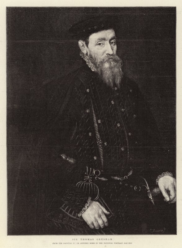 Sir Thomas Gresham - (after) English School