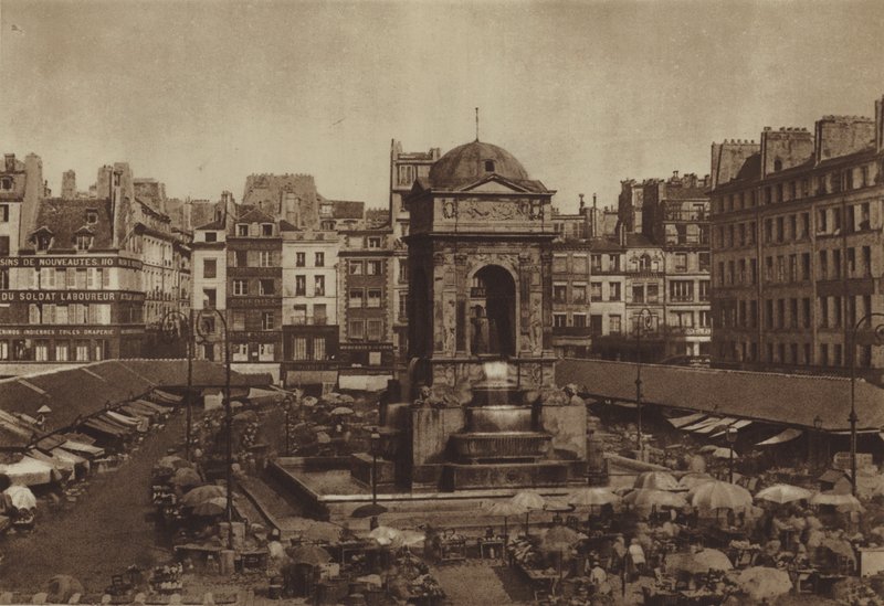 Le marché des Innocents - (after) French Photographer