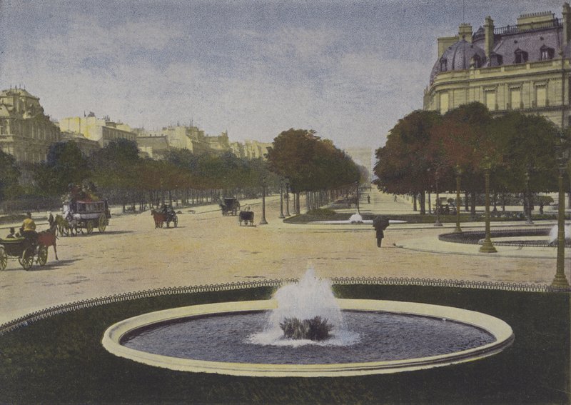 Paris, Rond-Point des Champs-Élysées - (after) French Photographer