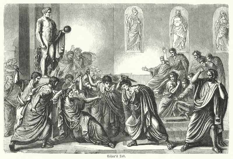 Assassinat de Jules César - (after) German School