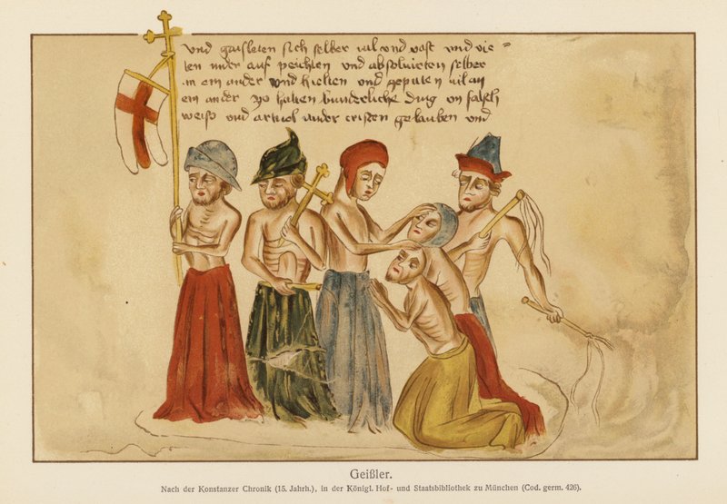 Flagellants - (after) German School