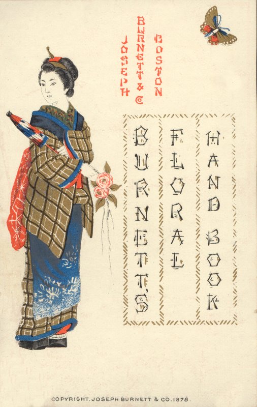 Femme japonaise, Burnetts Floral Handbook, 1878 - American School