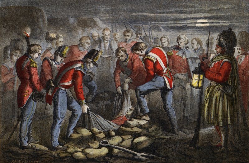 Enterrement de Sir John Moore - English School