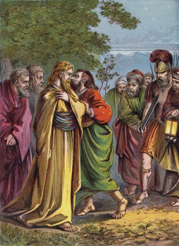 Christ trahi par Judas - English School
