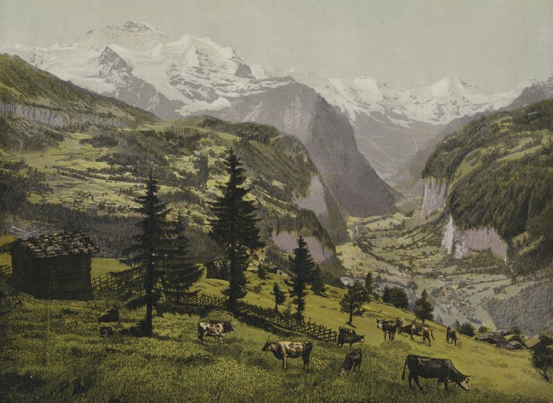 Wengen et la vallée de Lauterbunnen, Oberland bernois, Suisse - European School