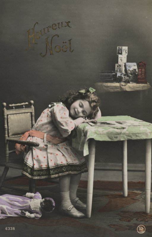 Carte de Noël avec petite fille - French Photographer