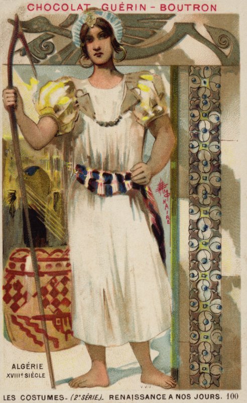 Costume algérien, XVIIIe siècle - French School