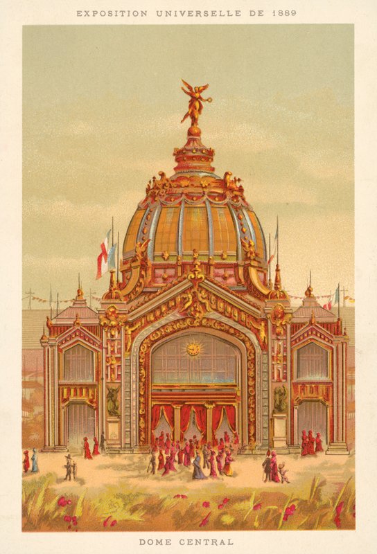 Dôme central, Exposition Universelle 1889, Paris - French School