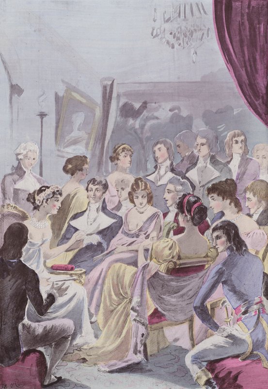 Chez Madame Tallien - French School