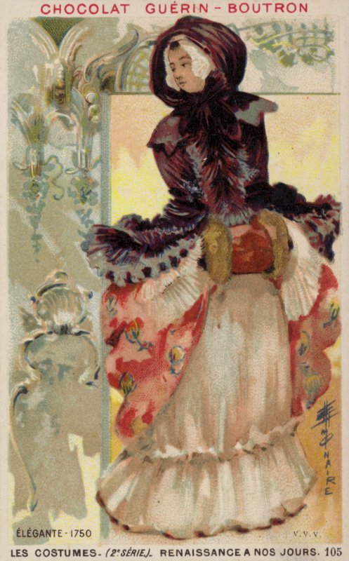 Dame à la mode, 1750 - French School
