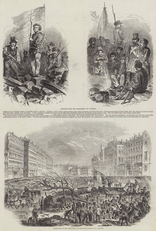 Révolution française de 1848 - French School